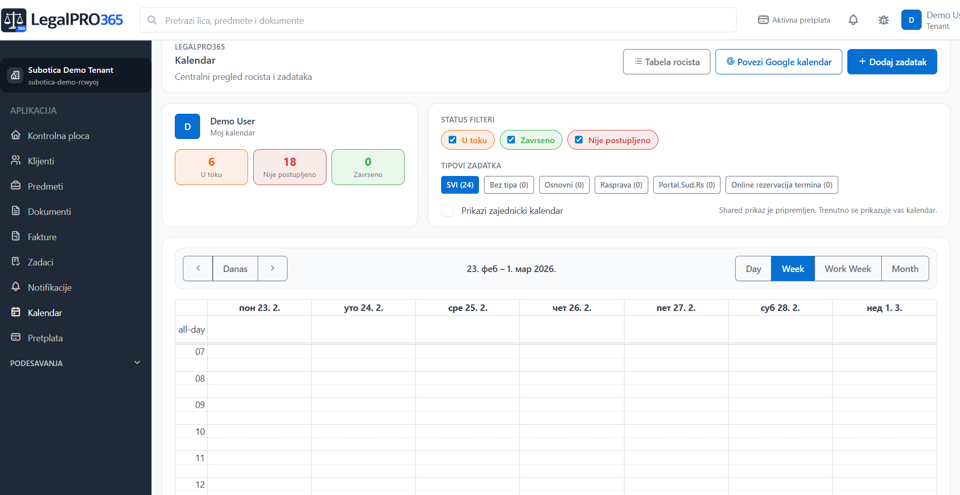 Naptár és határidők